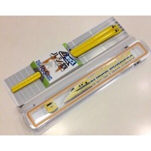 箸 子供箸 新幹線ドクターイエロー キッズ用お箸 箸箱付き ハシ鉄 メール便可