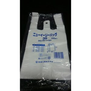 レジ袋 ニューイージーバッグ3S 100枚入 乳白色 福助工業