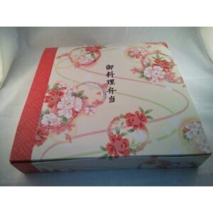 紙ボックス 一体型80-80仕出し弁当50個 天華 本体中仕切りCセット