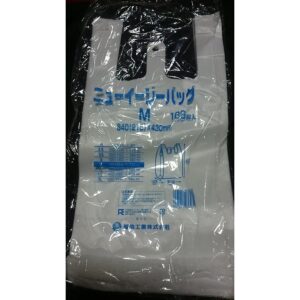 レジ袋 ニューイージーバッグM 100枚入 乳白色 福助工業