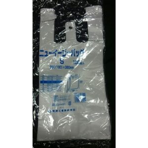 レジ袋 ニューイージーバッグS 100枚入 乳白色 福助工業